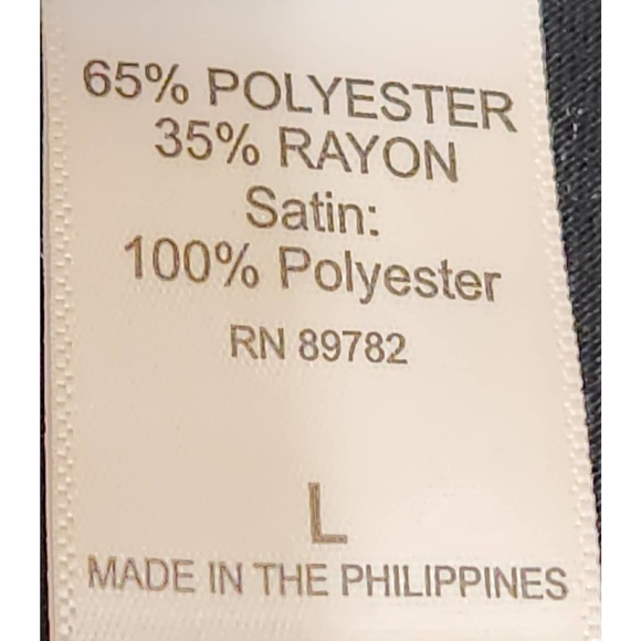 Natori Black Blouse Large Drop‎ Shoulder - Picture 6 of 7